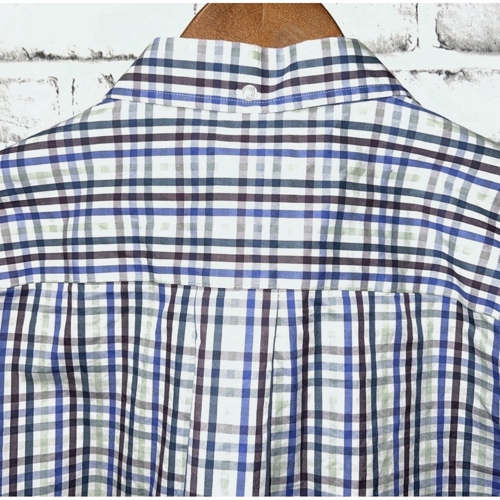 Duluth Trading Co Wrinkle Fighter Multicolor Plaid Button Up Shirt Mens SZ 2XLT - Picture 16 of 16